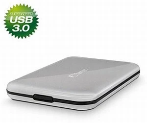 Fantec ALU-25U3, silber, USB 3.0 Micro-B