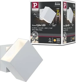 Paulmann LED Cybo eckig 100x100mm Wandleuchte 2-flammig weiß