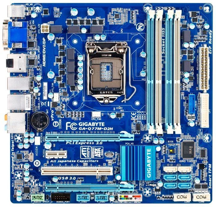 GIGABYTE GA-Q77M-D2H (Intel 1155)