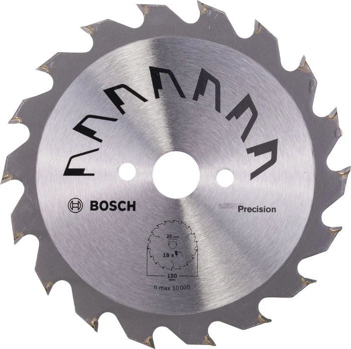 Bosch DIY Precision Kreissägeblatt 18Z, 150x2.5x20mm, 1 Stück