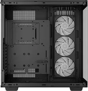 DeepCool CH780 BK, schwarz, Glasfenster