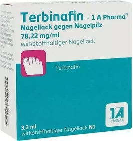 1A Pharma Terbinafin 78.22mg/ml wirkstoffhaltiger Nagellack, 3.3ml