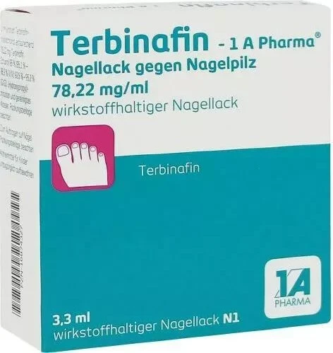 1A Pharma Terbinafin 78.22mg/ml wirkstoffhaltiger Nagellack, 3.3ml