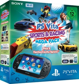 Sony PlayStation Vita Wi-Fi - Mega Pack Bundle Sports & Racing schwarz