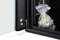 Digitus Dynamic-N Serie 19" Wandgehäuse 12HE, unmontiert, Sicherheitsglastür, IP2X, RAL 9005, 450mm tief Vorschaubild