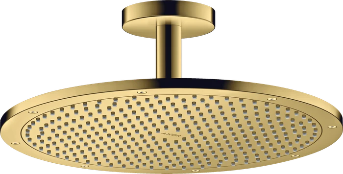 Hansgrohe Axor ShowerSolutions Kopfbrause 350 1jet mit Deckenanschluss polished goldoptik