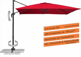 Schneider Rhodos junior Sonnenschirm 270x270cm rot
