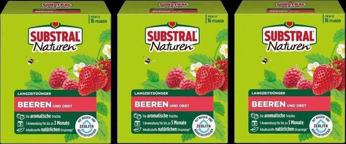 Evergreen Garden Care Substral Naturen Langzeitdünger Beeren und Obst, 1.2kg