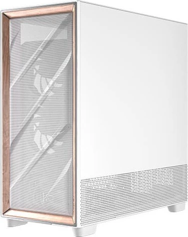 Antec Flux Pro, weiß/braun, Glasfenster
