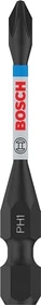 Bosch Professional PRO Impact Kreuzschlitz Bit 1/4", PH1x55mm, 2 Stück