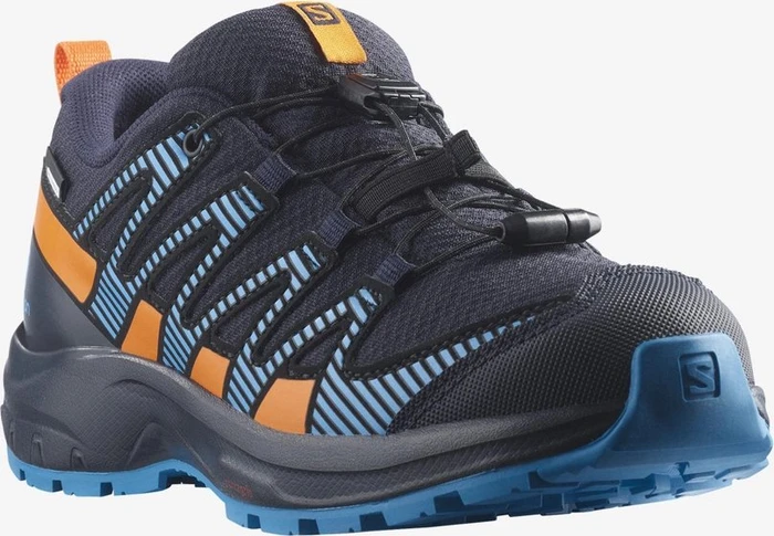 Salomon XA Pro V8 CSWP navy wil/vibrant orange/blithe (Junior)