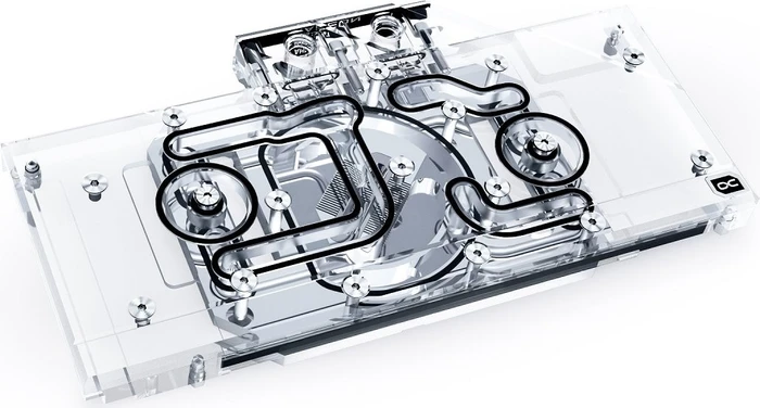 Alphacool Eisblock Aurora Acryl GPX-A AMD Radeon RX 6700XT Reference mit Backplate