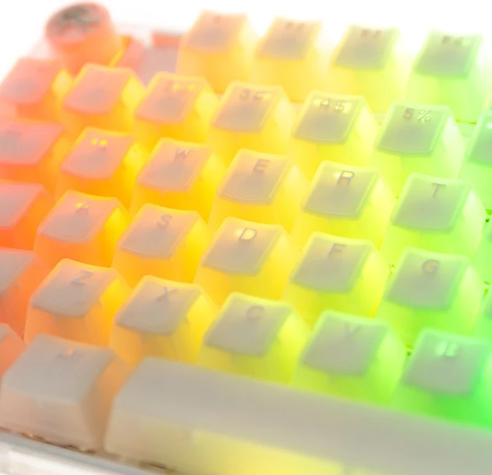 Ducky One 3, Aura White, TKL, LEDs RGB, MX RGB BLUE, USB, US