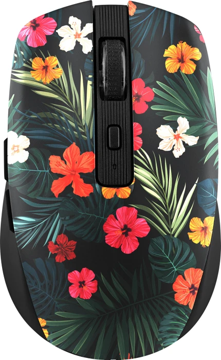 T'nB Rechargeable Bluetooth Wireless Mouse, Amazonia Exclusiv schwarz/mehrfarbig, USB/Bluetooth