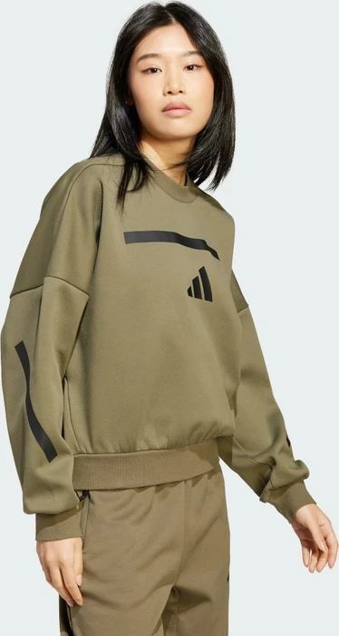 adidas Z.N.E. Sweatshirt olive strata (Damen)