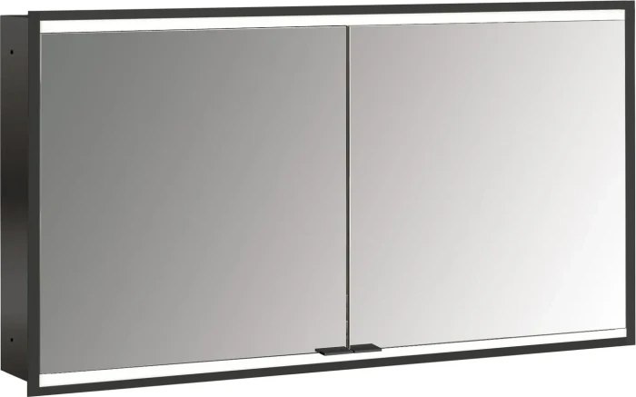 Emco Prime 2 Facelift LED-Lichtspiegelschrank 130cm mit 2 Türen, Unterputzmodell