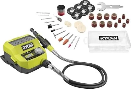 Ryobi RRTS18-0A35 18V ONE+ Akku-Geradschleifer solo inkl. Werkzeugbox + Zubehör