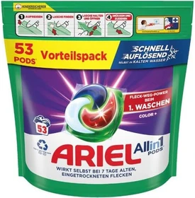 Ariel Color+ Allin1 Pods Waschmittel, 50 Stück