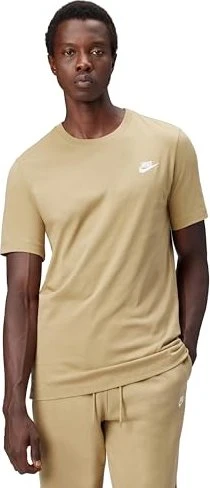 Nike Sportswear Club Funktionsshirt kurzarm parachute beige (Herren)