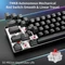 Dierya DK61SE, schwarz, LEDs grün, RED Switches, USB, US Vorschaubild