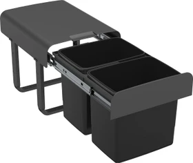 Quellmalz Ekko Einbau Müllsammler 2x16l schwarz