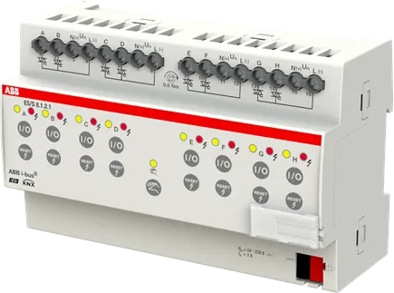 ABB ES/S8.1.2.1 Elektronischer Schaltaktor 8-fach, 230V, 1A, 8TE REG, Schaltaktor
