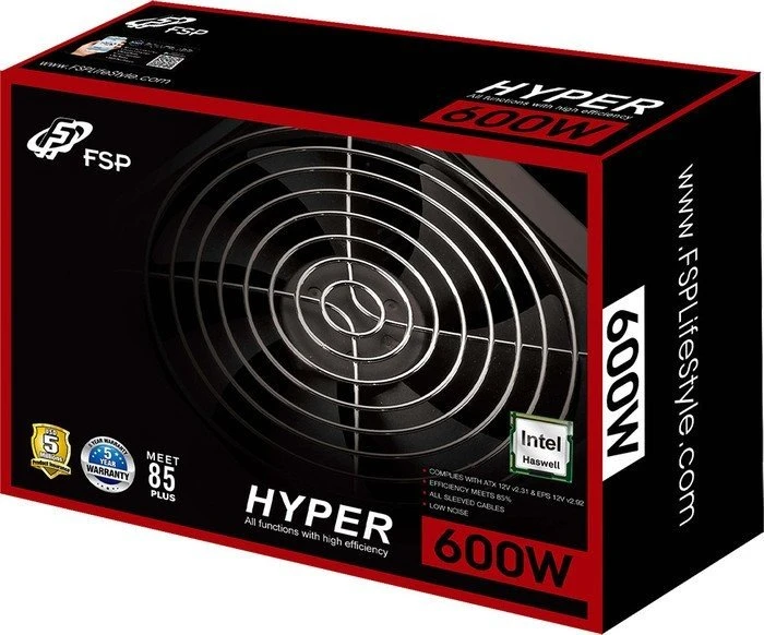 FSP Hyper 600W, ATX 2.31