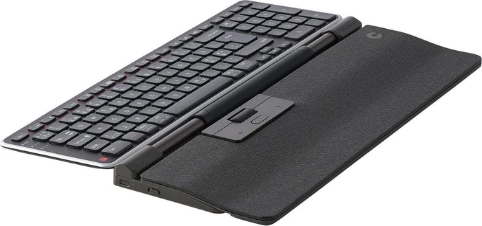 Contour Design RollerMouse Pro Wired Regular Wrist, Stoff dunkelgrau, USB