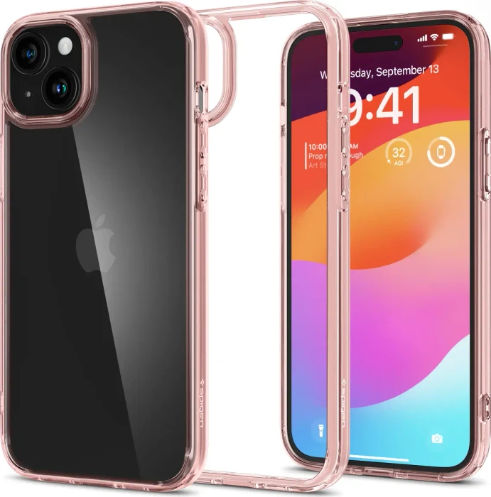 Spigen Ultra Hybrid für Apple iPhone 15 Rose Crystal