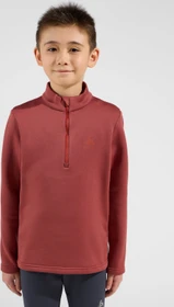 Odlo Berra Mid Layer Half Zip Laufshirt langarm spiced apple (Junior)