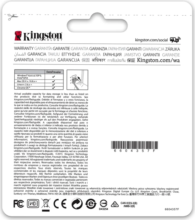 Kingston DataTraveler SE9 32GB, USB-A, USB 2.0