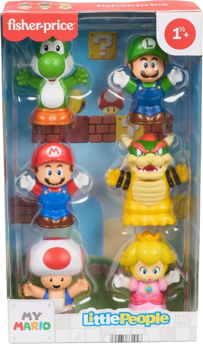 Mattel Fisher-Price - Little People - My Mario Figurenset