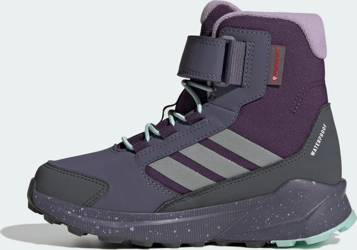 adidas Terrex Trailmaker High Climawarm+ aurora plum/matte silver/semi flash aqua (Junior)