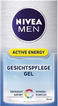 Nivea MEN Active Energy Gesichtspflege Gel, 50ml