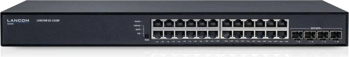 Lancom GS-2328 Rackmount Gigabit Managed Switch, 24x RJ-45, 4x SFP+, 370W PoE+