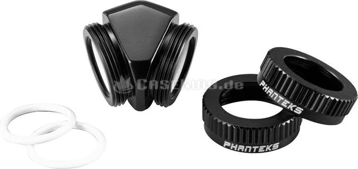 Phanteks Glacier Verbinder für Rohre 45° 16mm schwarz