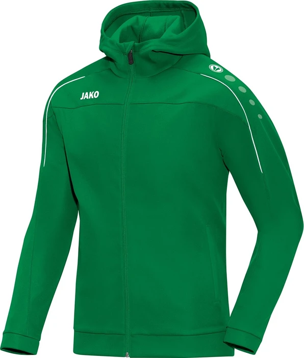 Jako Classico Kapuzen Trainingsjacke sport green (Damen)