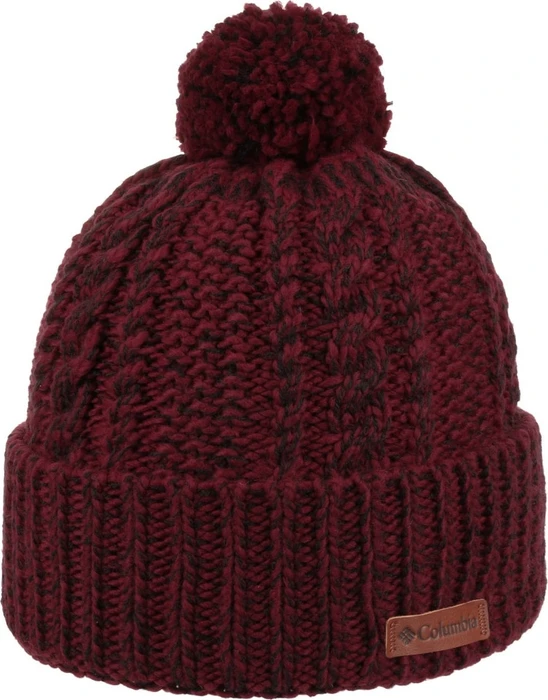 Columbia Cozy Ridge Beanie rich wine/black marled