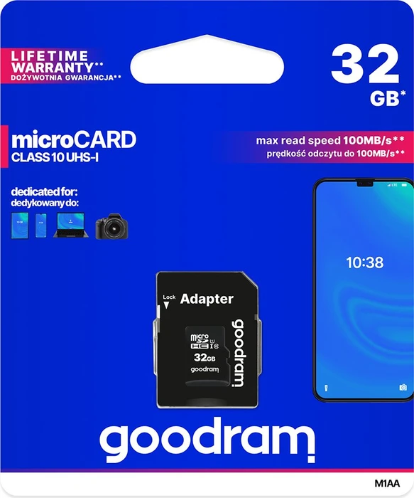 goodram M1AA R100 32GB Kit, UHS-I U1, Class 10