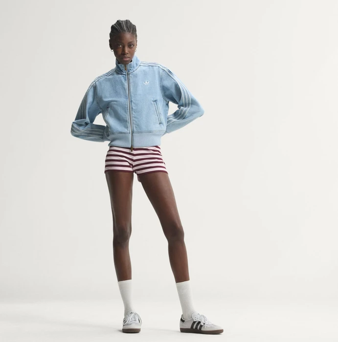 adidas Firebird Denim Trainingsjacke light denim (Damen)
