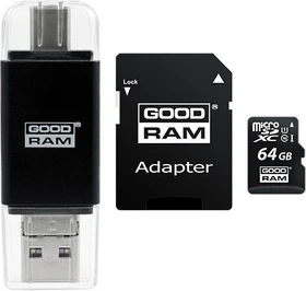 goodram M1A5 R60 64GB Kit, UHS-I, Class 10