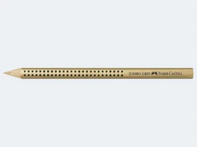 Faber-Castell Jumbo Grip metallic Buntstift gold, 12er-Pack