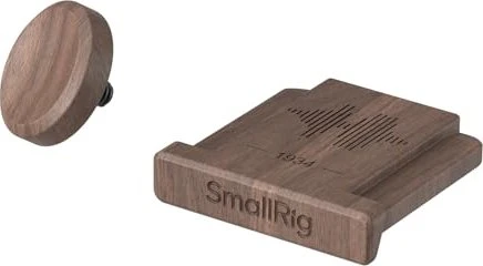 SmallRig Blitzschuhabdeckung + Auslöseknopf aus Holz für Fujifilm X100VI Walnuss