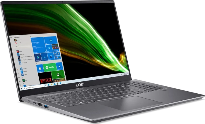 Acer Swift X SFX16-51G-5388, Iron, Core i5-11320H, 16GB RAM, 512GB SSD, GeForce RTX 3050, DE