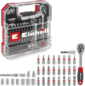 Einhell L-Case Bitset/Steckschlüsselsatz inkl. Werkzeugbox,  37-tlg.