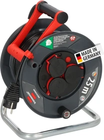 Brennenstuhl Garant V2 Kabeltrommel, Schuko auf 3x Schuko, 25m, IP44, H05VV-F 3G1,5