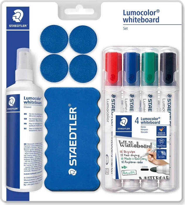 Staedtler Lumocolor 613 S Whiteboard Set rot/blau/grün/schwarz