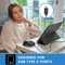 Perixx PERIMICE-221C Silent Ergonomic Mouse, schwarz, USB-C Vorschaubild