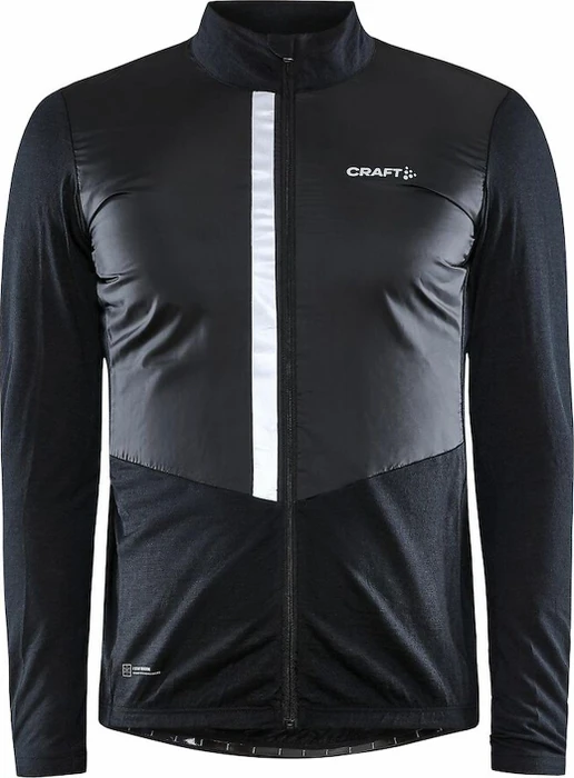 Craft Adv Bike SubZ Wool Trikot langarm schwarz (Herren)