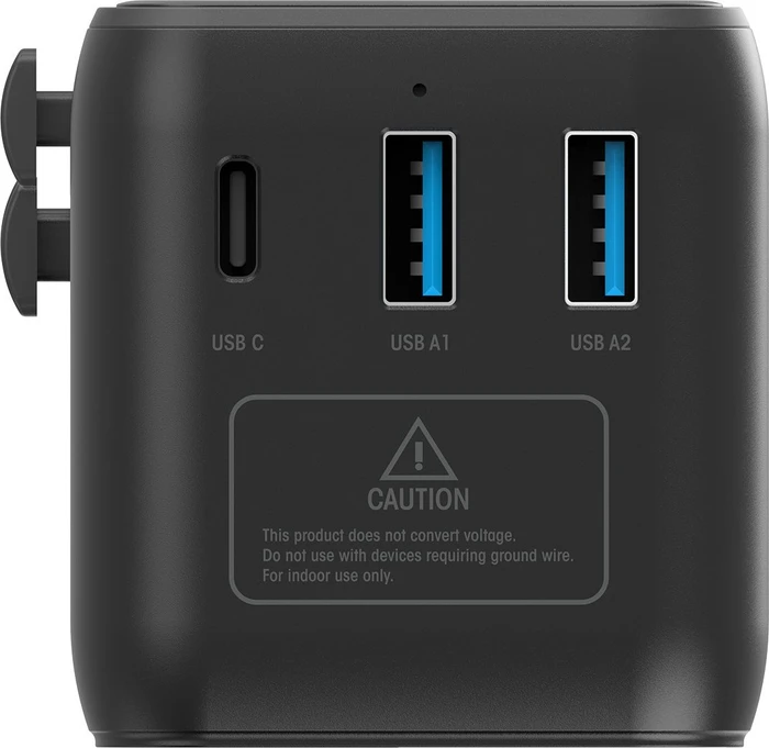 XLayer Reisestecker weltweit 20W schwarz